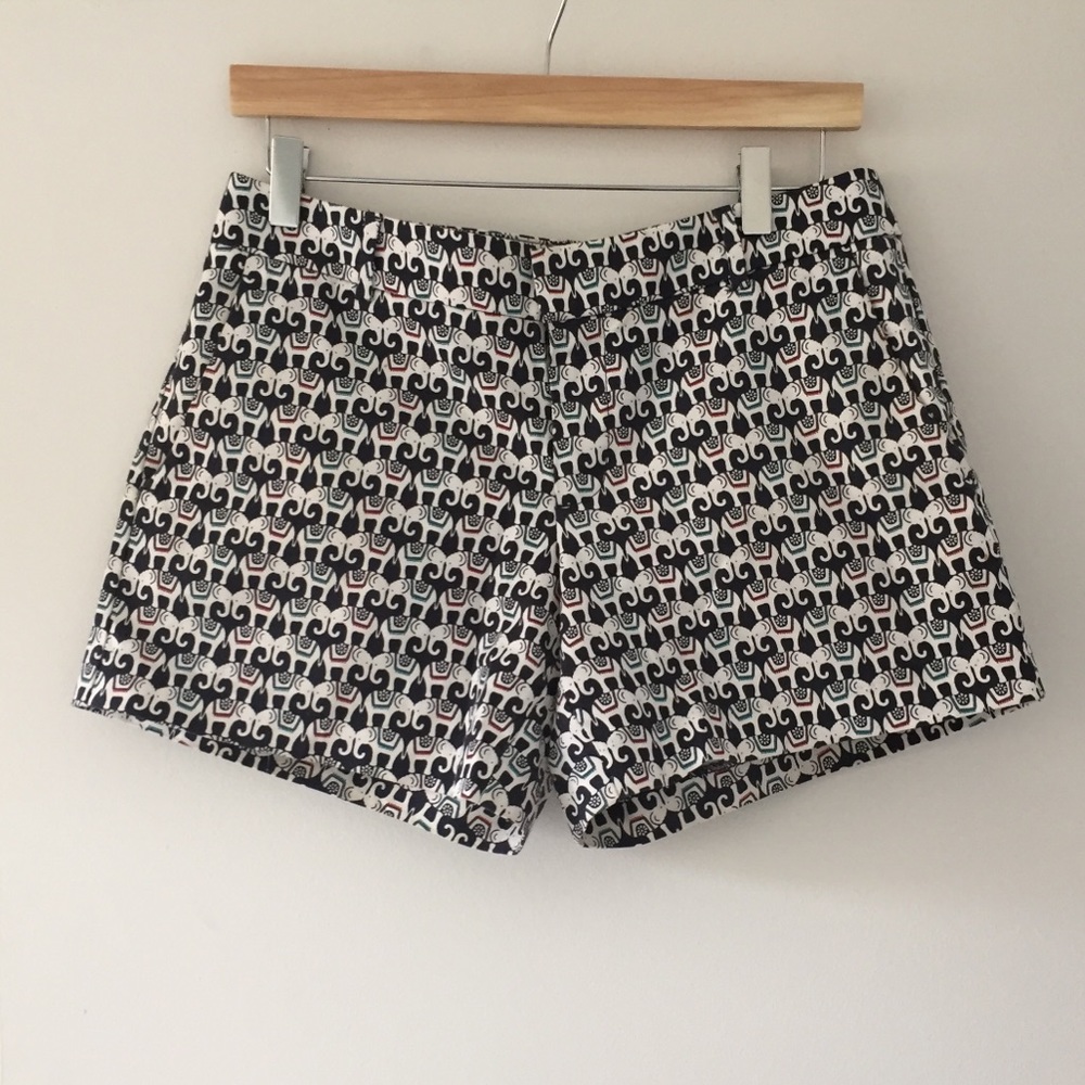 Cute elephant print shorts